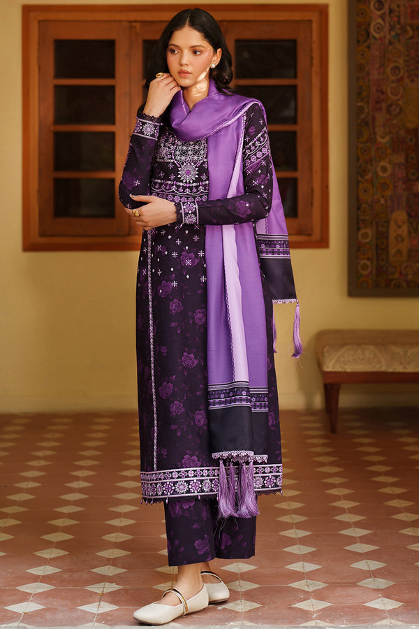 Farasha | Meline Premium Viscose 25 | Plum Powder-6