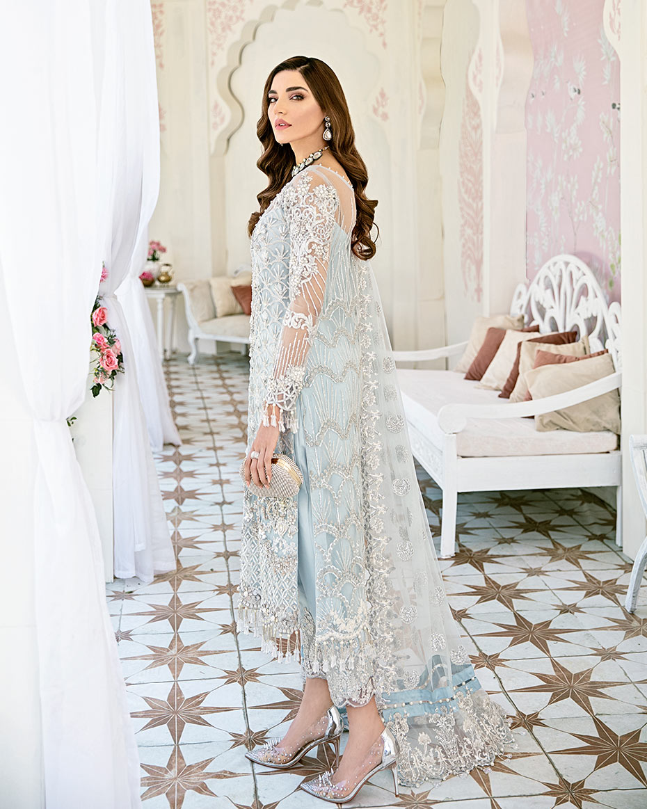 Gulaal | Wedding Formals | Avenir Embroidered Net 3-Piece Suit WS-01 by Designer Gulaal - House of Maryam - Pakistani Designer Ethnic Wear in {{ shop.shopifyCountryName }}
