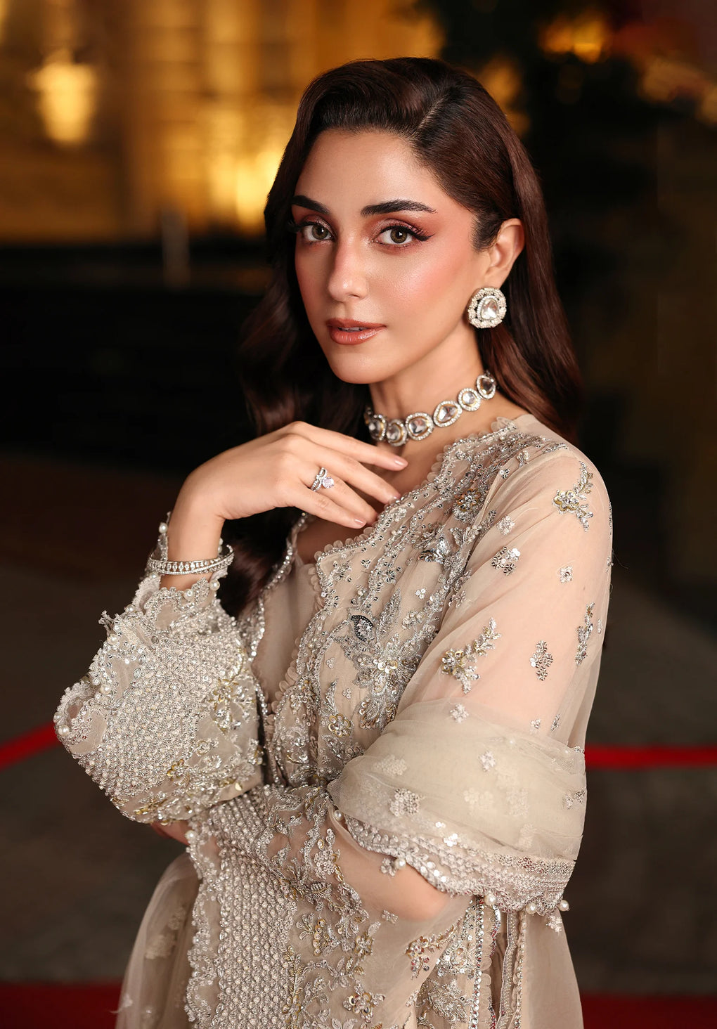 Elaf Premium | Stardom Formal Handwork 25 | ESH-08 STARDUST -  Elaf Premium Ladies Clothes - Original Designer Dress - House of Maryam