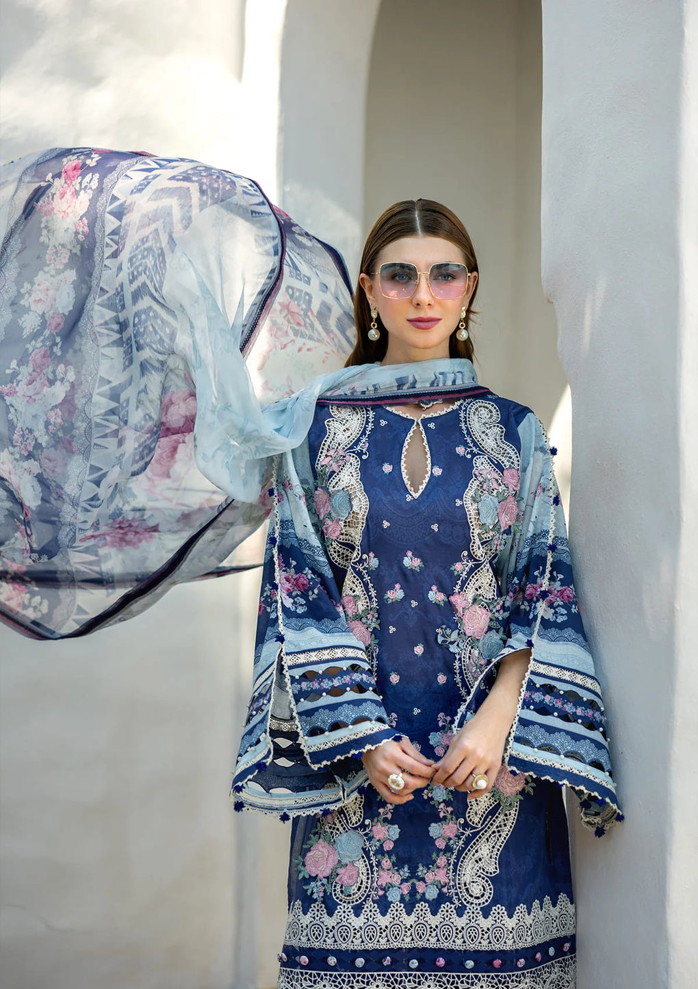 Elaf Premium | Signature 25 | ETS-06A LONDON BLUES -  Elaf Premium Ladies Clothes - Original Designer Dress - House of Maryam