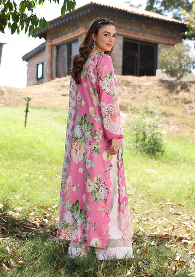 Elaf Premium | Prints Chikankari 24 | 03B PINK MUSE -  Elaf Premium Luxury - Original Designer Dress - House of Maryam