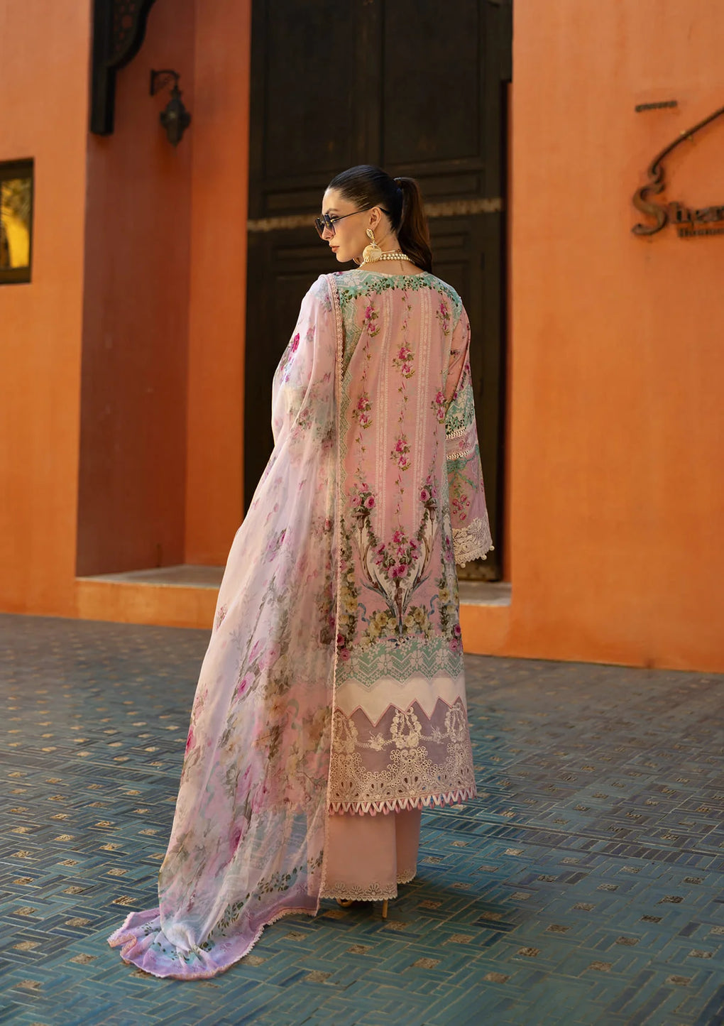 Elaf Premium | Signature 25 | ETS-01B PINK PETAL -  Elaf Premium Ladies Clothes - Original Designer Dress - House of Maryam