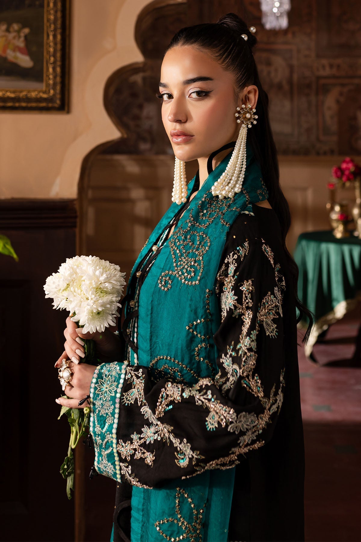 Nureh | Nur Mahal Formals |  NE-140 -  Nureh Ladies Clothes - Original Designer Dress - House of Maryam