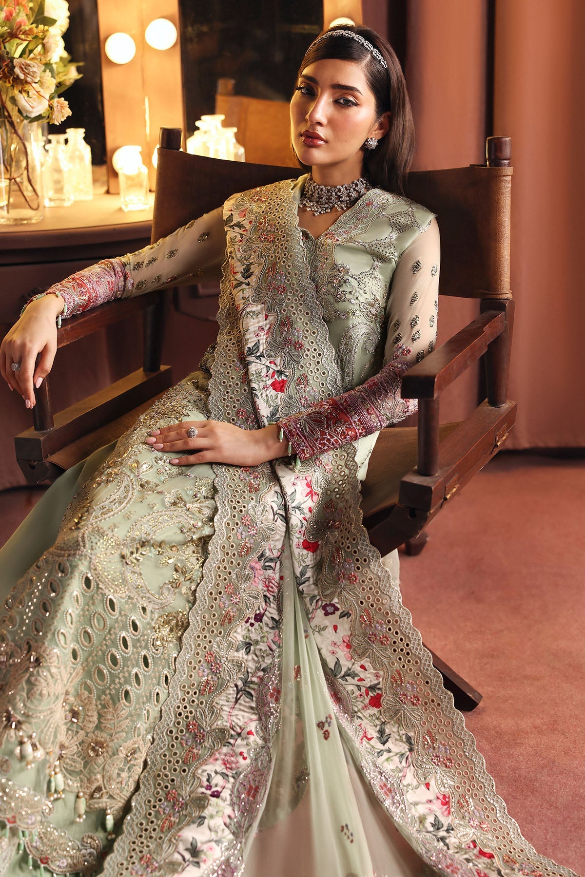 Nureh | Jhoomro 25' | NL-86 Insia -  Nureh jhoomro 25 - Original Designer Dress - House of Maryam