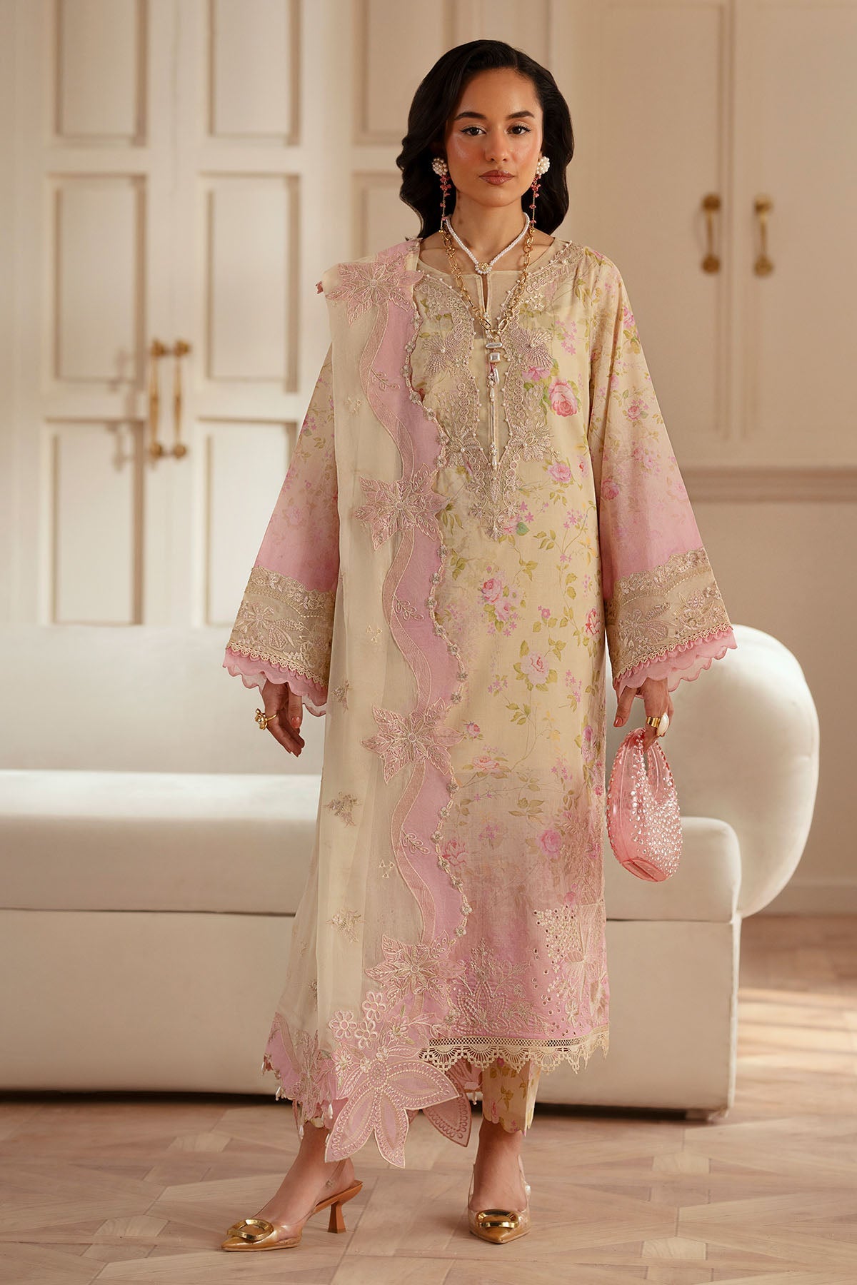 Nureh | Feya Eid Lawn | FE-05 -  Nureh Ladies Clothes - Original Designer Dress - House of Maryam
