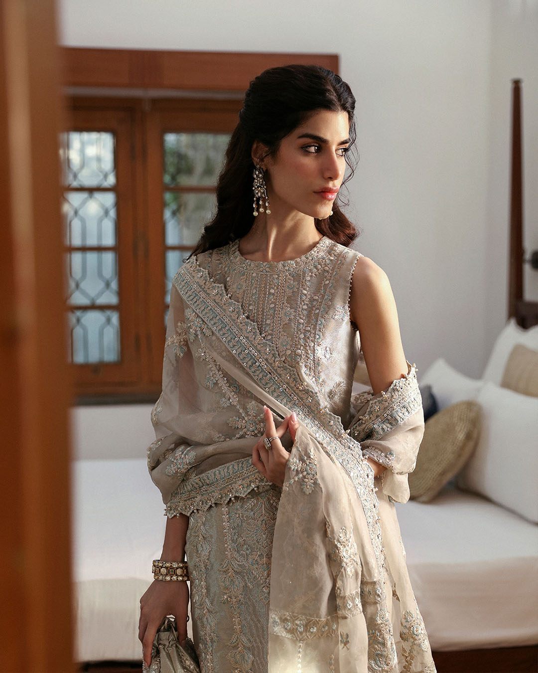 Faiza Saqlain | Mehermah Luxe Formals | Damaris -  Faiza Saqlain Formal - Original Designer Dress - House of Maryam