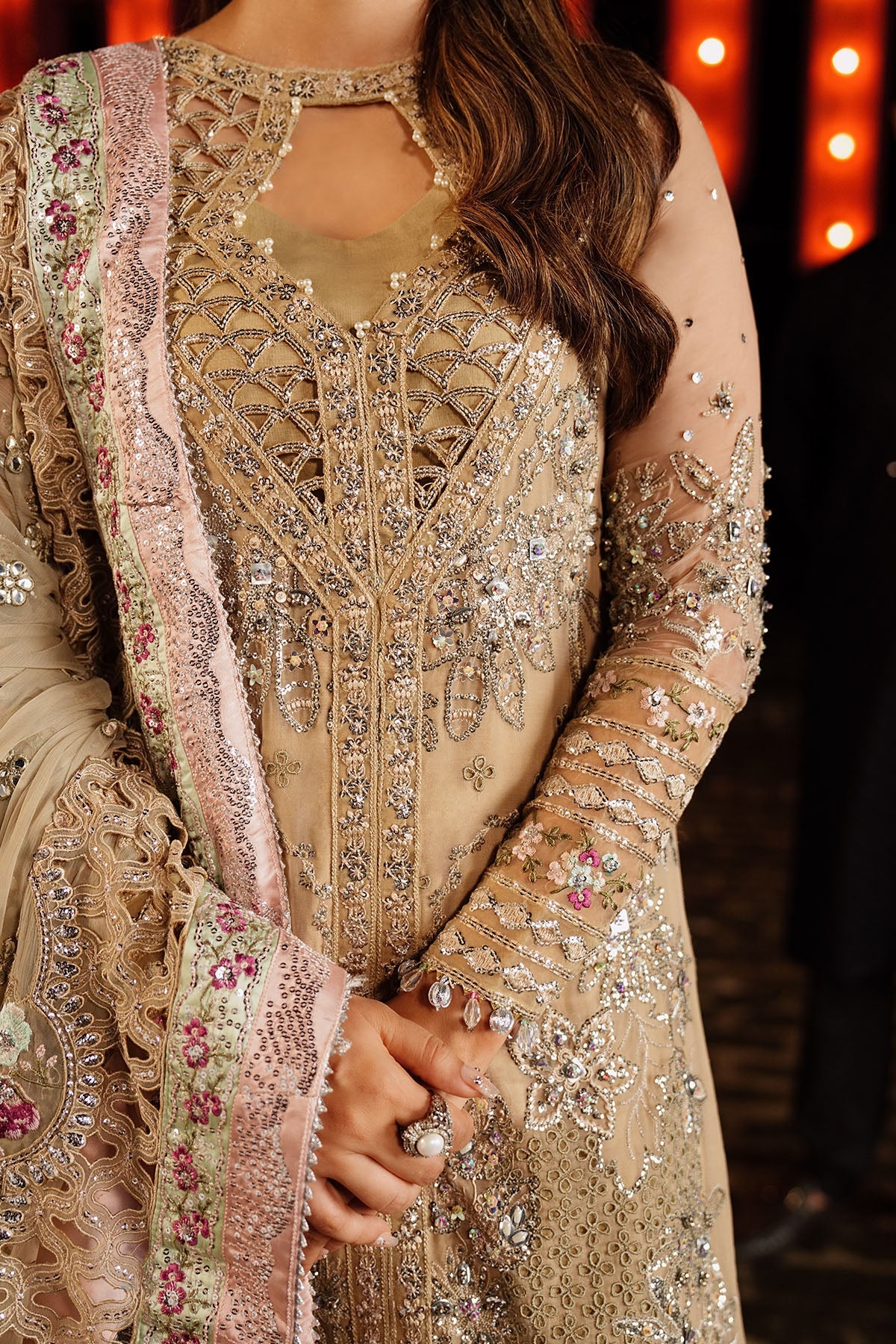 Nureh | Jhoomro 25' | NL-85 Raina -  Nureh jhoomro 25 - Original Designer Dress - House of Maryam
