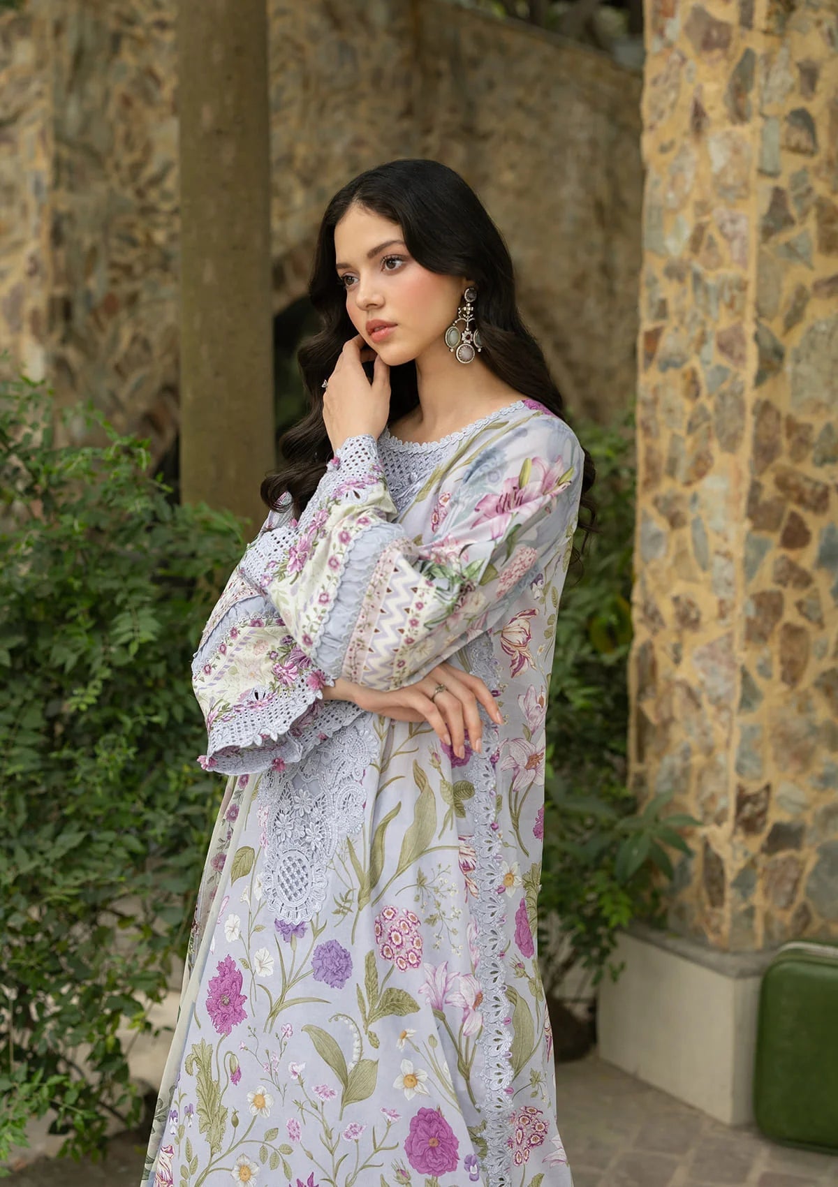 Elaf Premium | Signature Embroidered Lawn with Chiffon Collection 26 | ESG-5A ARIANA-4