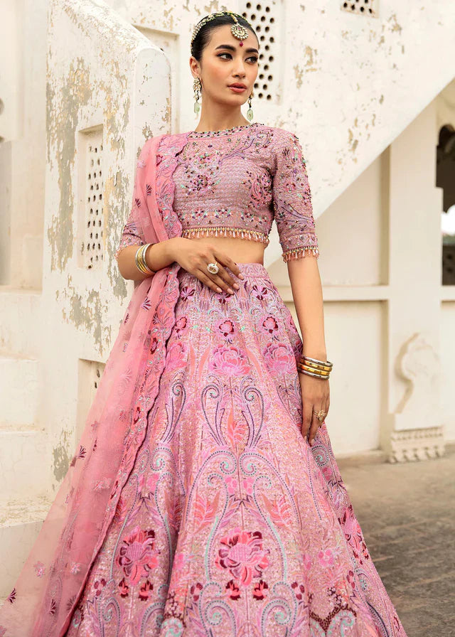 Waqas Shah | Taj Mahal | BAHAR BANO -  Waqas Shah Bridal - Original Designer Dress - House of Maryam