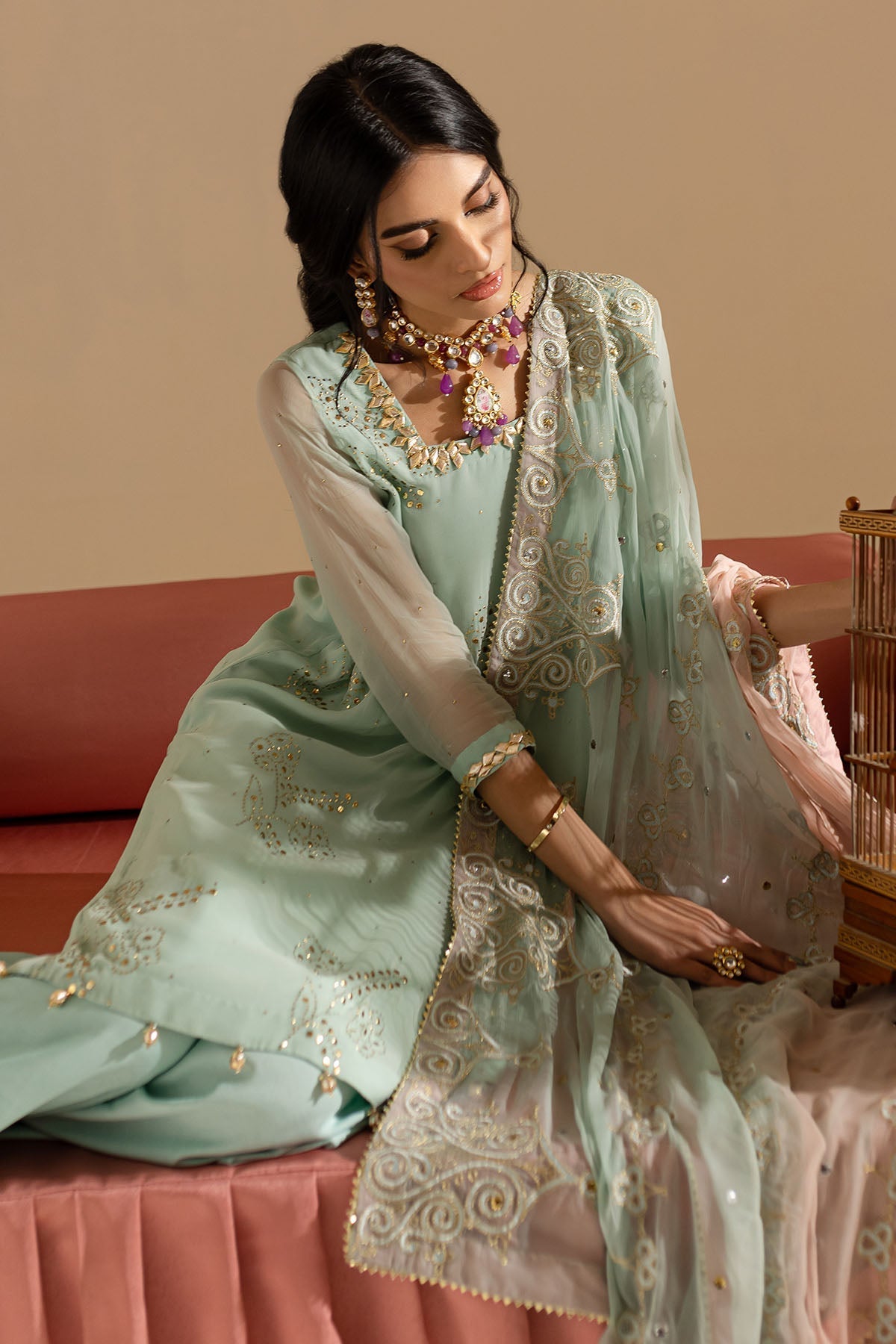 Nureh | Mukeshkari Formals | MK-11 -  Nureh Ladies Clothes - Original Designer Dress - House of Maryam