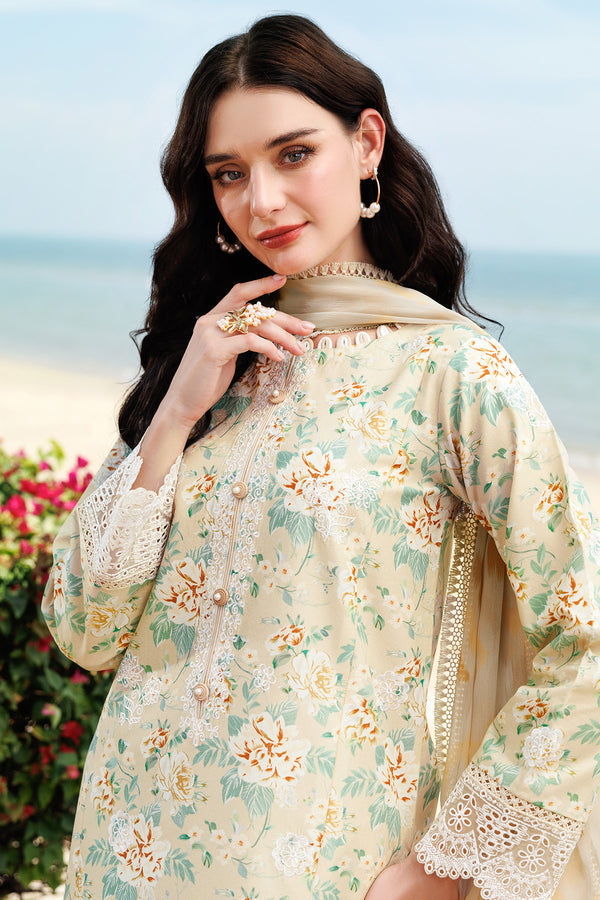 Farasha | Printed Essentials | Lush Cream -  Farasha Ladies Clothes - Original Designer Dress - House of Maryam