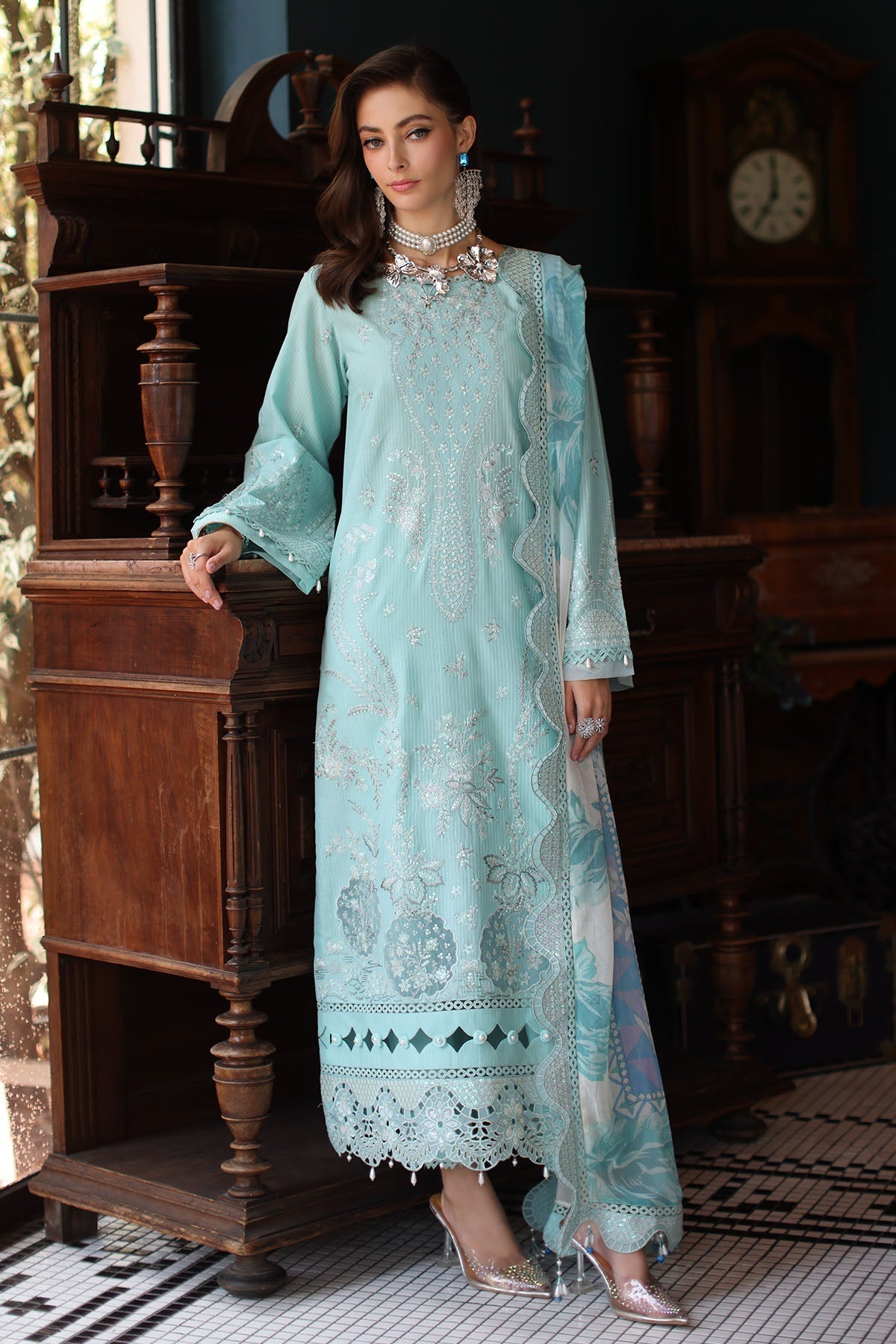 Nureh | Maya Lawn | NS-156 -  Nureh Ladies Clothes - Original Designer Dress - House of Maryam