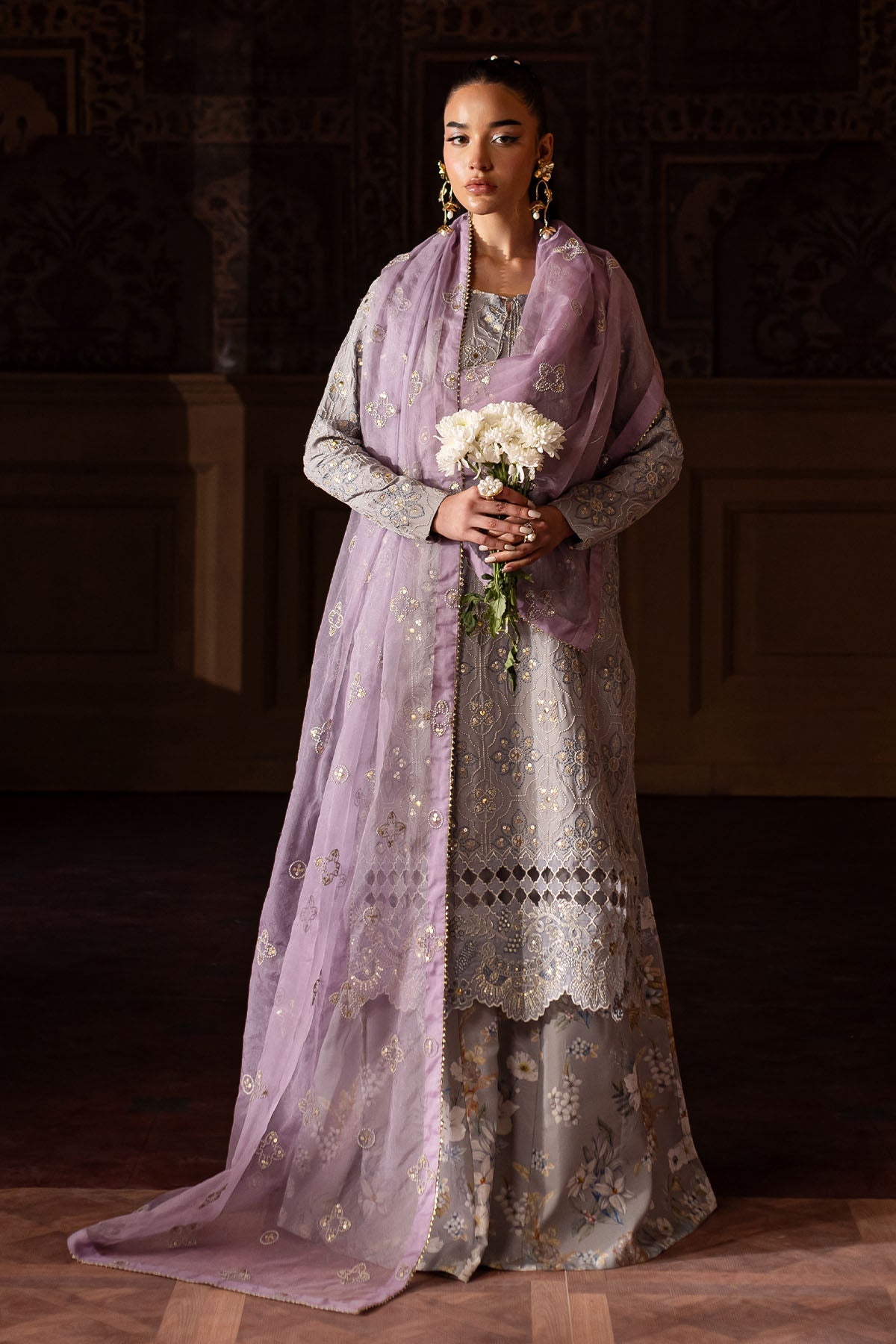 Nureh | Nur Mahal Formals | NE-142 -  Nureh Ladies Clothes - Original Designer Dress - House of Maryam