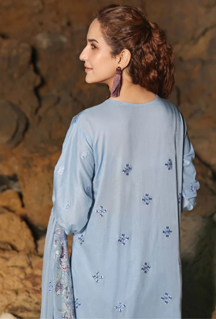 Humdum | Afsoon Lawn 24 | D10 -  HumDum Luxury - Original Designer Dress - House of Maryam