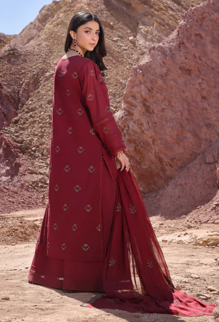 Humdum | Afsoon Lawn 24 | D05 -  HumDum Luxury - Original Designer Dress - House of Maryam