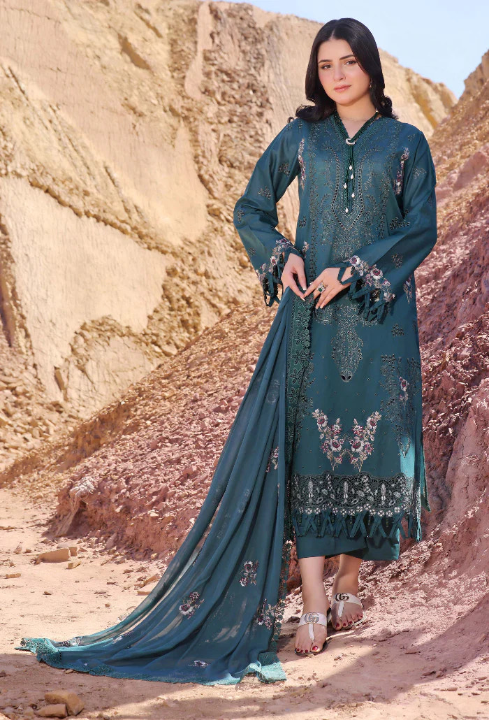Humdum | Afsoon Lawn 24 | D03 -  HumDum Luxury - Original Designer Dress - House of Maryam