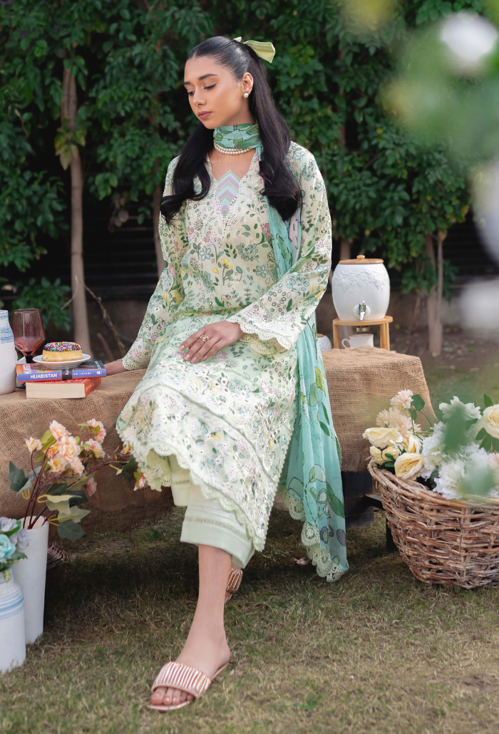 Humdum | Gardenia Lawn 24 | Printkari Lawn PLG 07 by Designer HumDum - House of Maryam - Pakistani Designer Ethnic Wear in {{ shop.shopifyCountryName }}