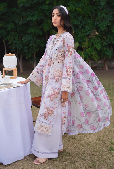 Humdum | Gardenia Lawn 24 | Printkari Lawn PLG 04 -  HumDum Luxury - Original Designer Dress - House of Maryam