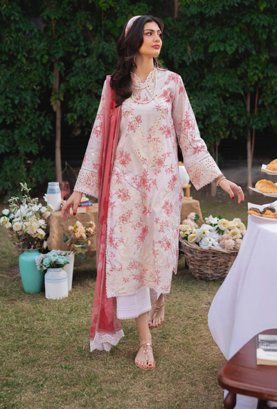 Humdum | Gardenia Lawn 24 | Printkari Lawn PLG 06 -  HumDum Luxury - Original Designer Dress - House of Maryam