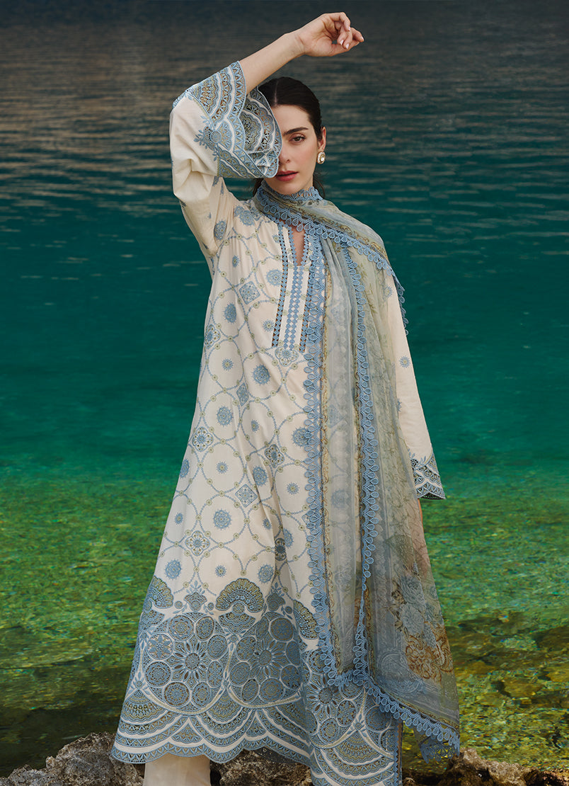 Image | Lawnkari 25 | Mila -  Image Ladies Clothes - Original Designer Dress - House of Maryam