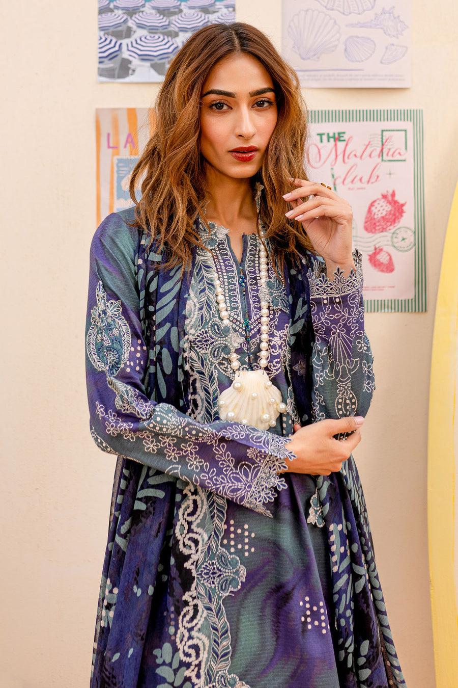 Nureh | Gardenia Lawn 25 | NSG-186 -  Nureh Ladies Clothes - Original Designer Dress - House of Maryam