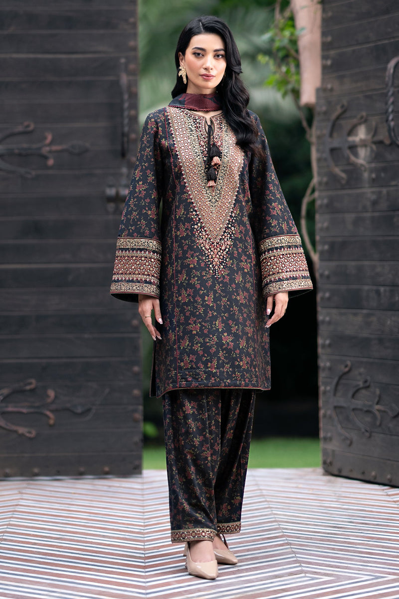 Jazmin | Winter Edition 24 | VISCOSE UW-0068 by Designer Jazmin - House of Maryam - Pakistani Designer Ethnic Wear in {{ shop.shopifyCountryName }}