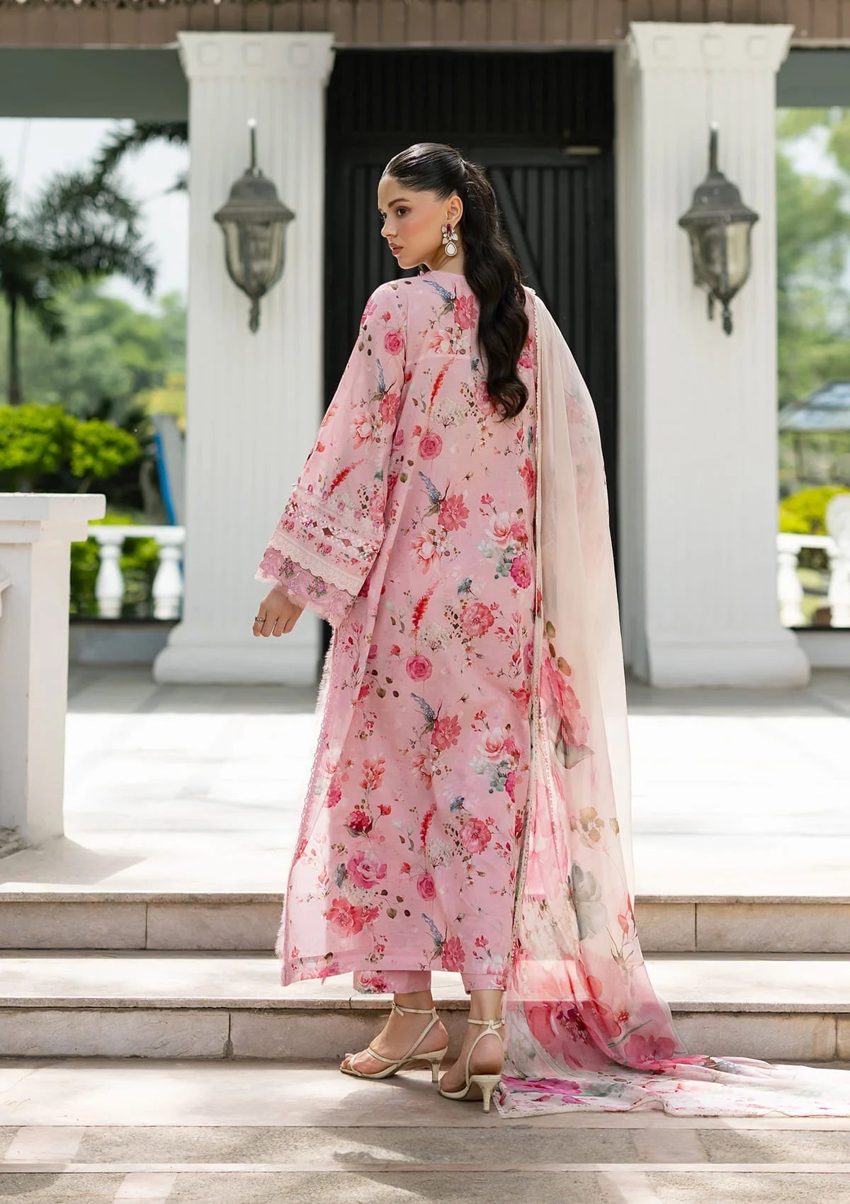 Elaf Premium | Signature Embroidered Lawn with Chiffon Collection 26 | ESG-4B MIRA-2