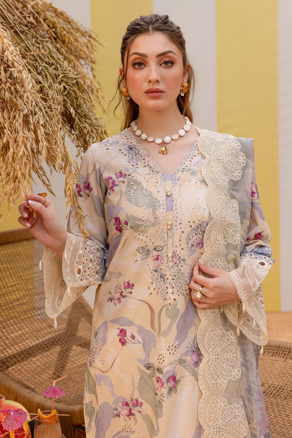 Nureh | Gardenia Lawn 25 | NSG-177 -  Nureh Ladies Clothes - Original Designer Dress - House of Maryam