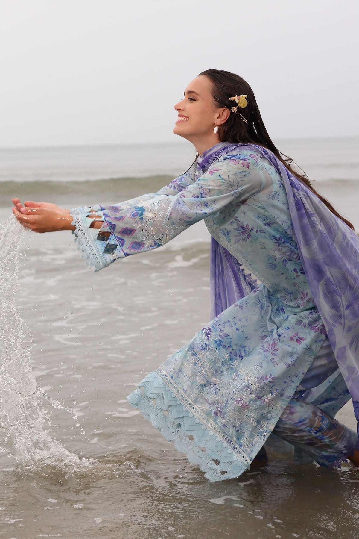 Nureh | Gardenia Embroidered Lawn 25 | NSG-176 -  Nureh Ladies Clothes -  House of Maryam