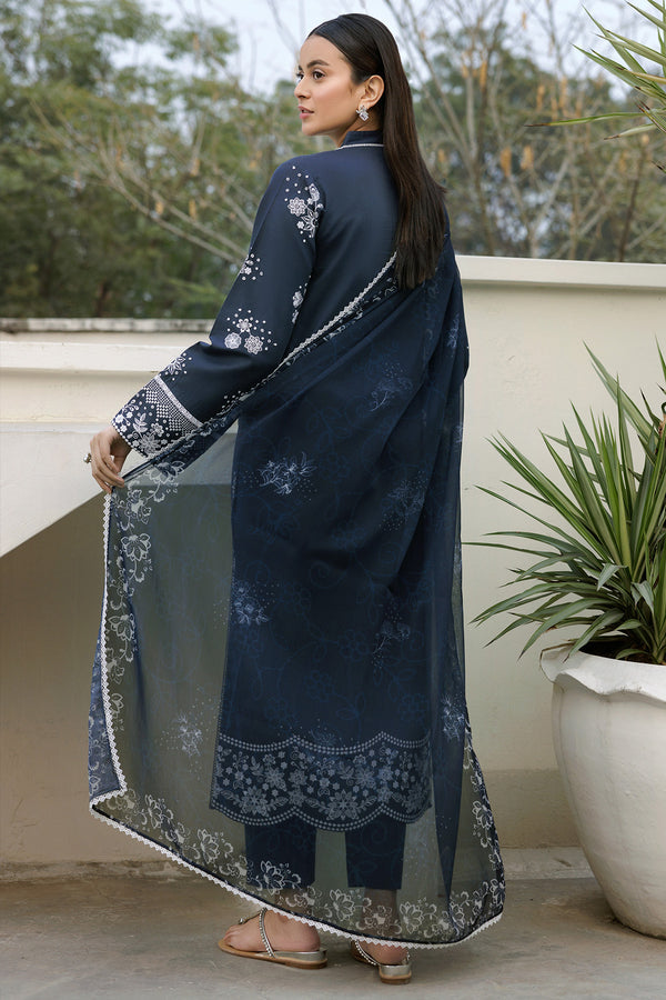 Farasha | Summer Weaves Embroidered Lawn | Royal Lux-2