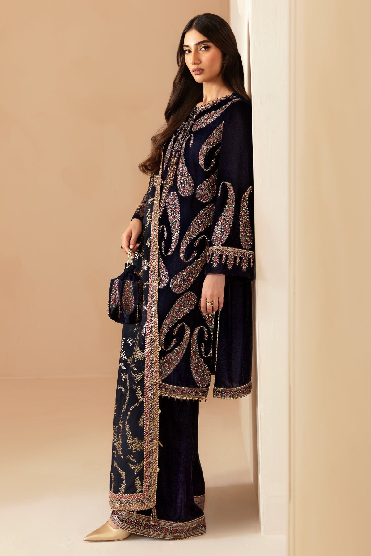 Jazmin | Velvet Edit 24 | Velvet Formal VF-2024 by Designer Jazmin - House of Maryam - Pakistani Designer Ethnic Wear in {{ shop.shopifyCountryName }}