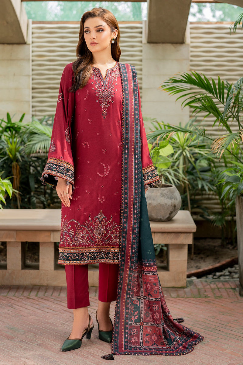 Jazmin | Winter Edition 24 | VISCOSE UW-0048 by Designer Jazmin - House of Maryam - Pakistani Designer Ethnic Wear in {{ shop.shopifyCountryName }}