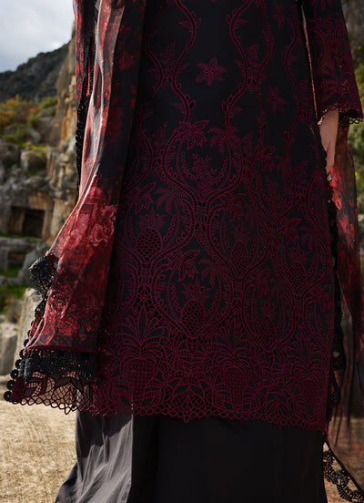 Image | Lawnkari 25 | Zamiya -  Image Ladies Clothes - Original Designer Dress - House of Maryam