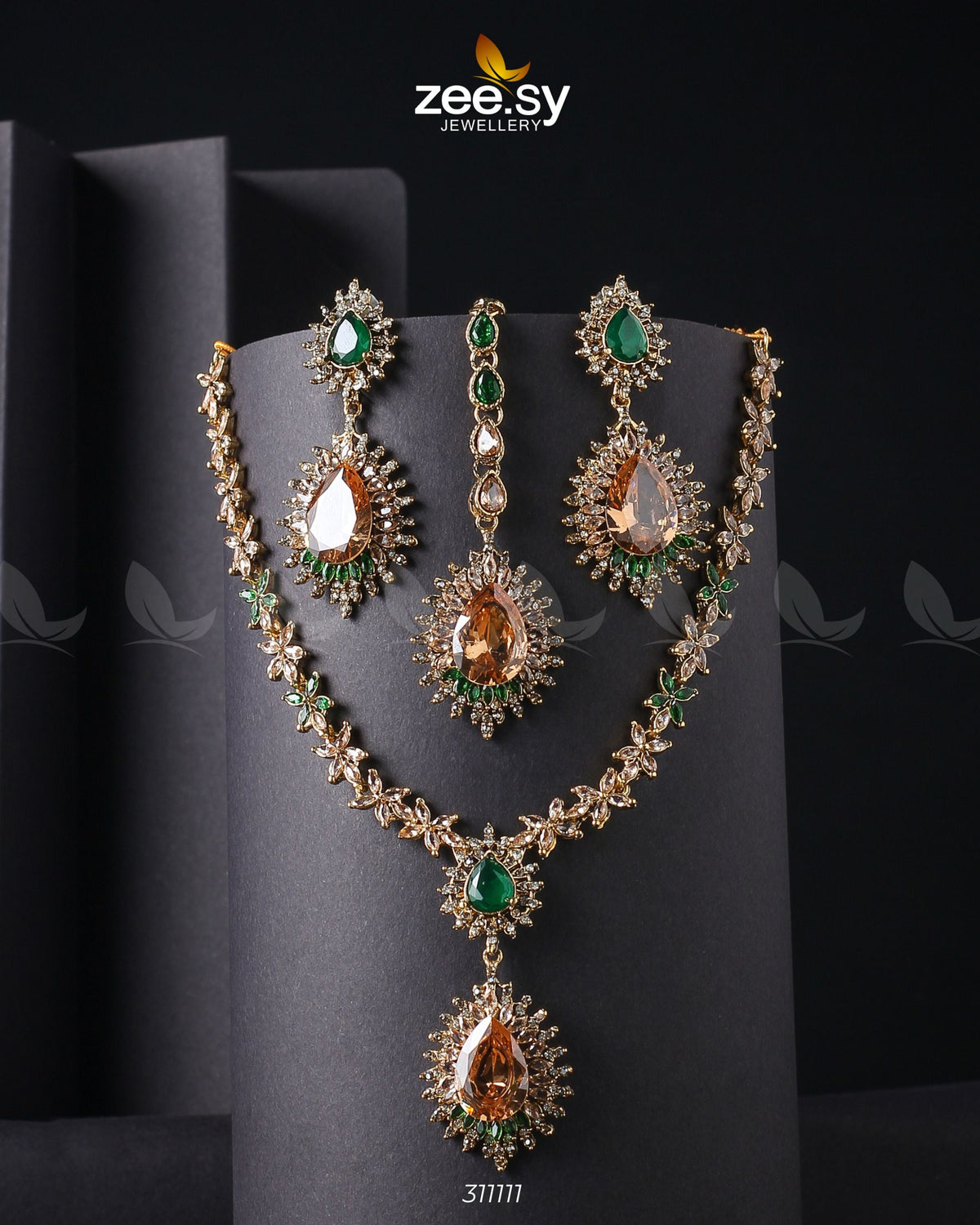 Zilla Necklace -  Zeesy Necklace Sets - Original Designer Dress - House of Maryam