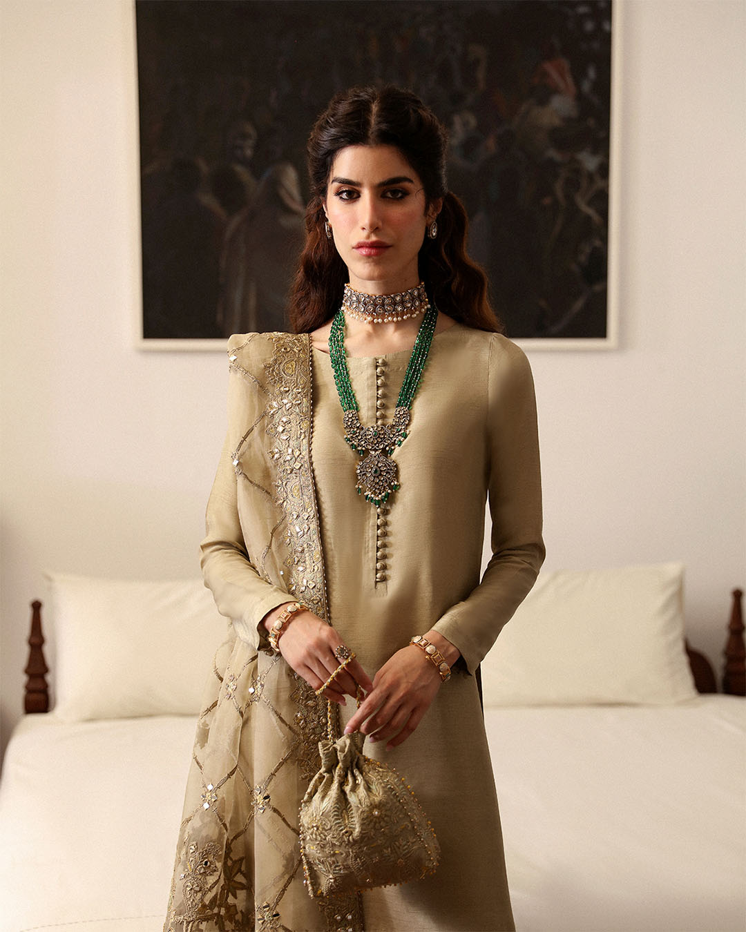 Faiza Saqlain | Mehermah Luxe Formals | Nainsi -  Faiza Saqlain Formal - Original Designer Dress - House of Maryam