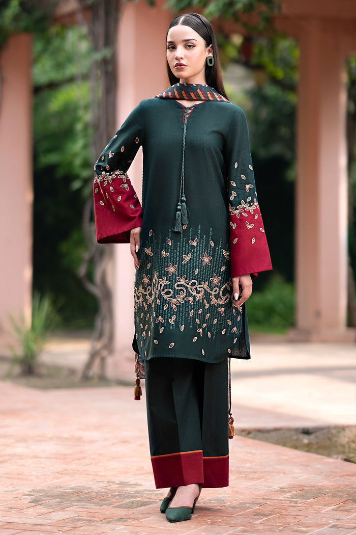 Jazmin | Winter Edition 24 | KHADDAR UW-0071 by Designer Jazmin - House of Maryam - Pakistani Designer Ethnic Wear in {{ shop.shopifyCountryName }}