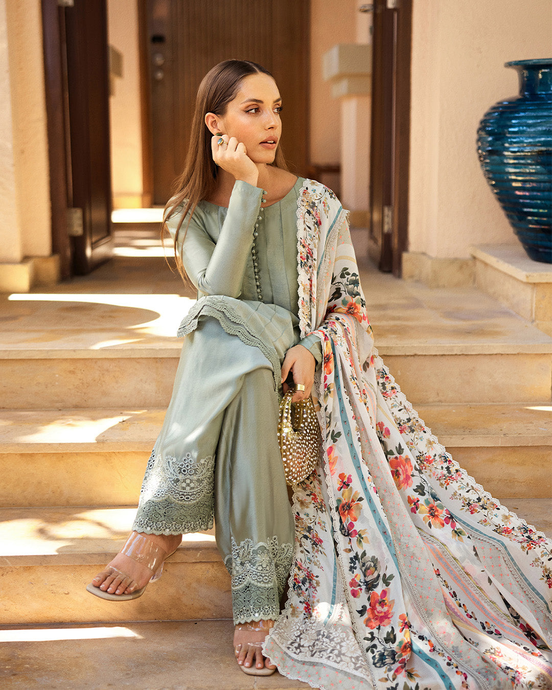 Faiza Saqlain | Carmela Luxury Pret | Arnett -  House of Maryam  - Original Designer Dress - House of Maryam