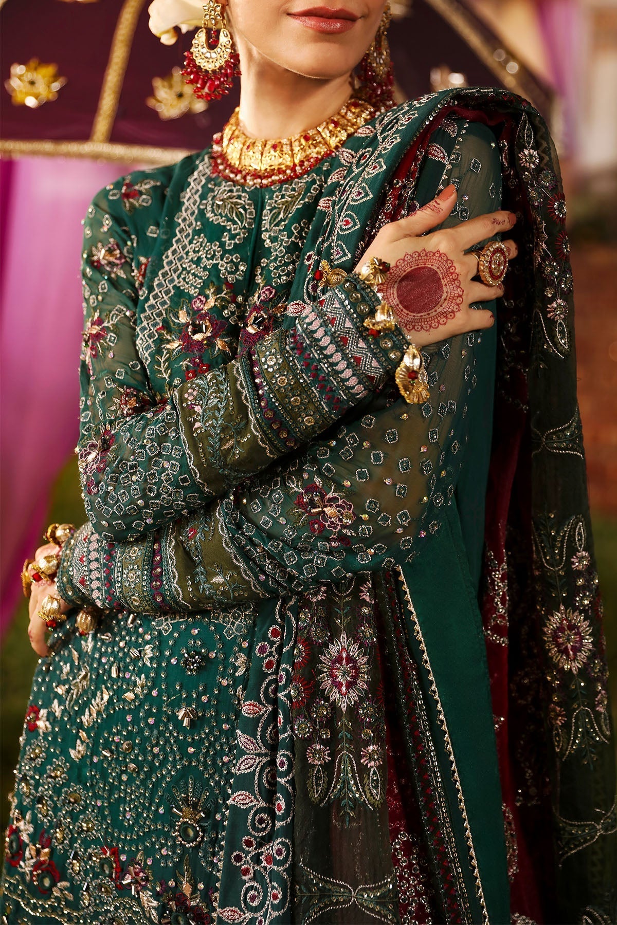 Nureh | Jhoomro Wedding Formals | NL-68 SHADMANI