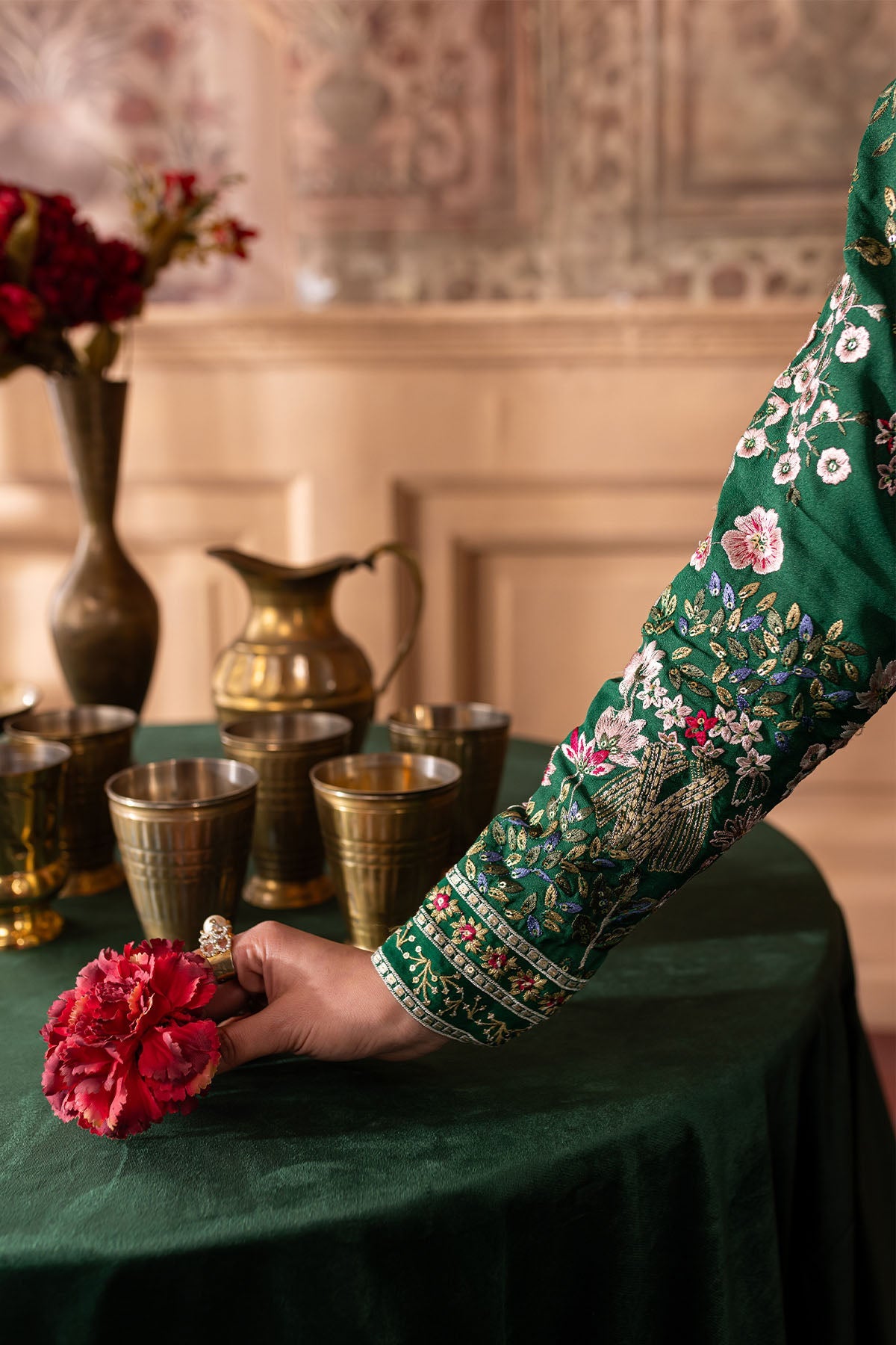 Nureh | Nur Mahal Formals |  NE-138 -  Nureh Ladies Clothes - Original Designer Dress - House of Maryam