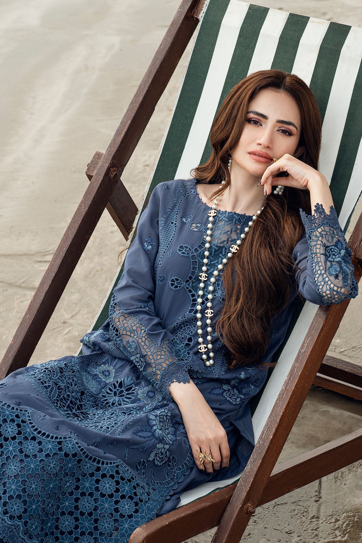 Nureh | Khuwab Luxury Lawn | NE-146 -  Nureh Ladies Clothes - Original Designer Dress - House of Maryam