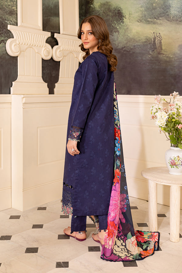 Farasha | Seraya Lawn 24 | INDIGO -  Farasha Luxury - Original Designer Dress - House of Maryam
