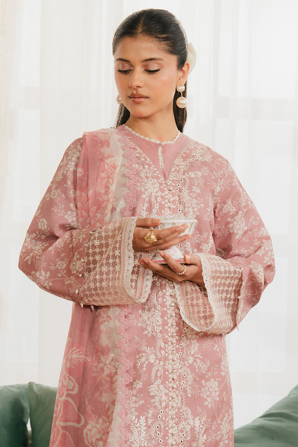 Ayzel | Armelia Printed Lawn 25 | Sylvie -  Ayzel Ladies Clothes - Original Designer Dress - House of Maryam