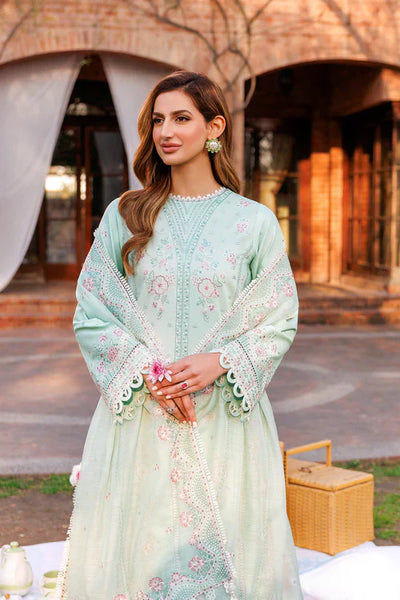 Farasha | Kaavish Lawn 24 | WHISPER MINT -  Farasha Luxury - Original Designer Dress - House of Maryam