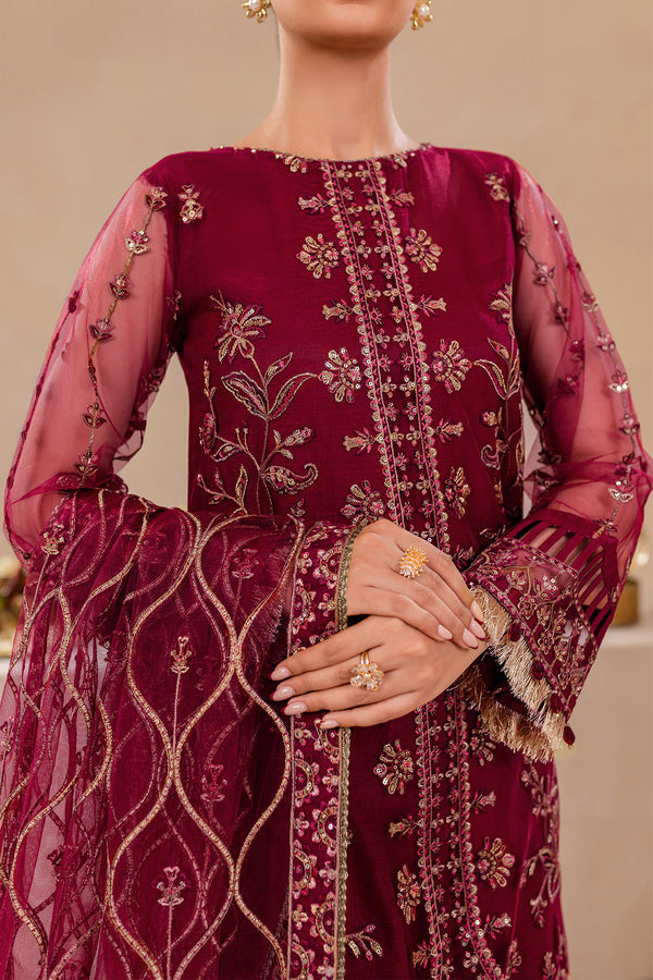 Farasha | Lumiere Formals |ROUGE PINK by Designer Farasha - House of Maryam - Pakistani Designer Ethnic Wear in {{ shop.shopifyCountryName }}