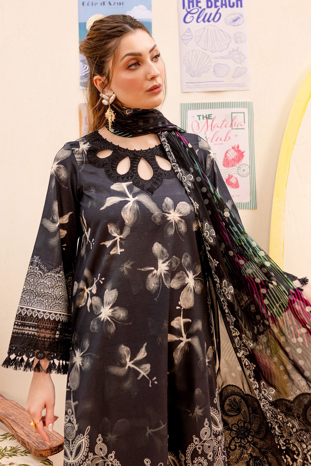 Nureh | Gardenia Lawn 25 |NSG-185 -  Nureh Ladies Clothes - Original Designer Dress - House of Maryam