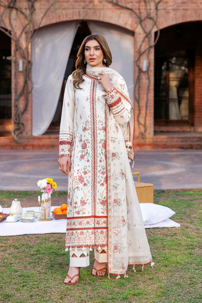Farasha | Kaavish Lawn 24 | SURREAL WHITE -  Farasha Luxury - Original Designer Dress - House of Maryam