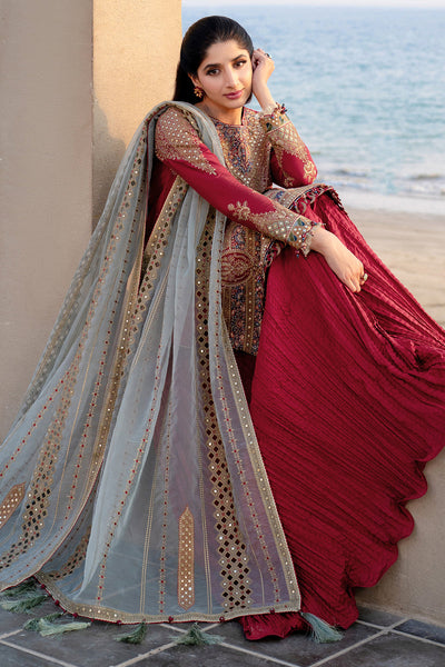 Jazmin | Shahkaar Luxury Lawn 25 | SL25-D5 -  Jazmin Ladies Clothes - Original Designer Dress - House of Maryam