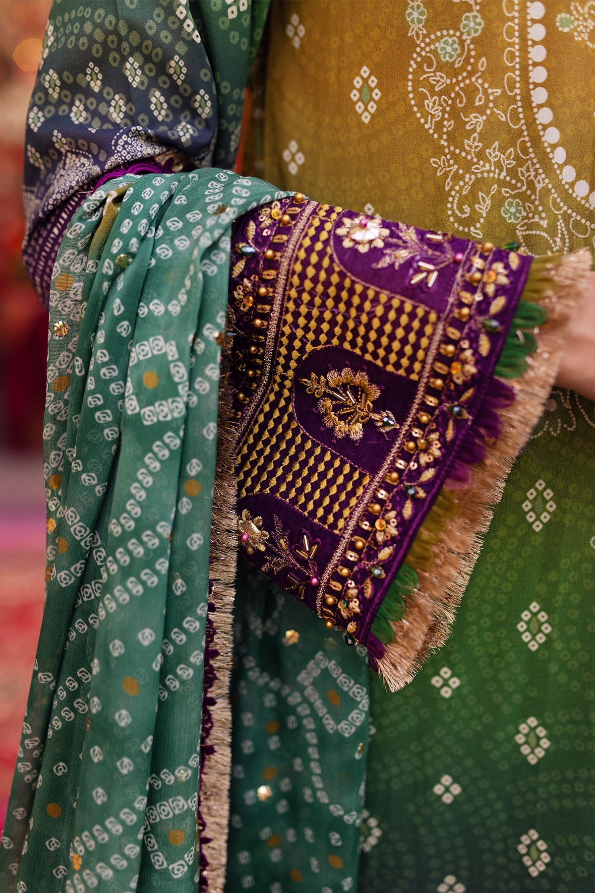 Nureh | Bazaar Lawn | NS-132 -  Nureh Luxury - Original Designer Dress - House of Maryam