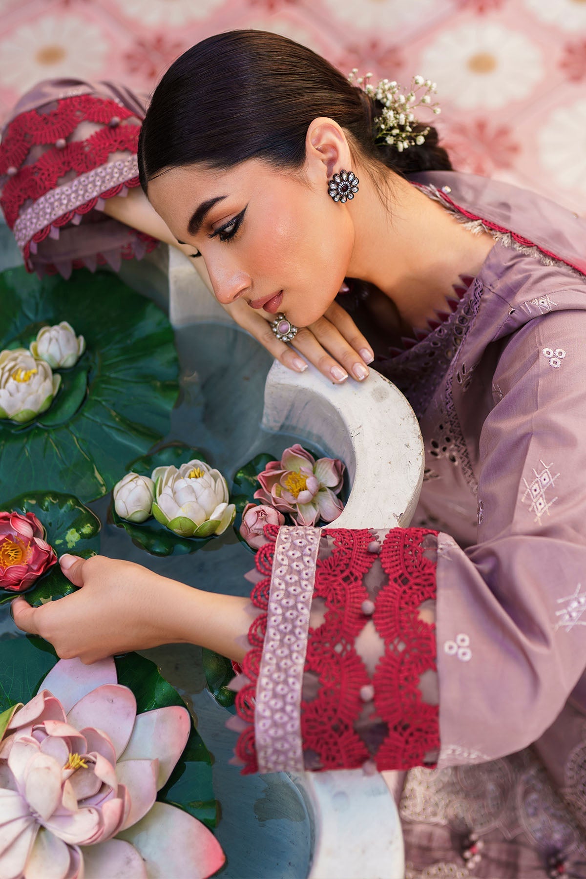 Nureh | Bazaar Lawn | NS-139 -  Nureh Luxury - Original Designer Dress - House of Maryam