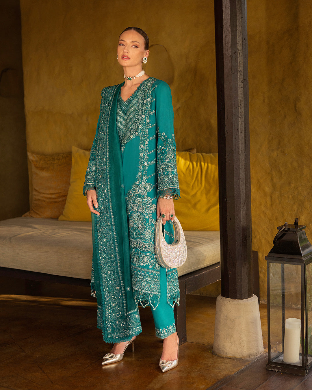 Faiza Saqlain | Zinnia Lawn 25 | Calla -  Faiza Saqlain Ladies Clothes - Original Designer Dress - House of Maryam